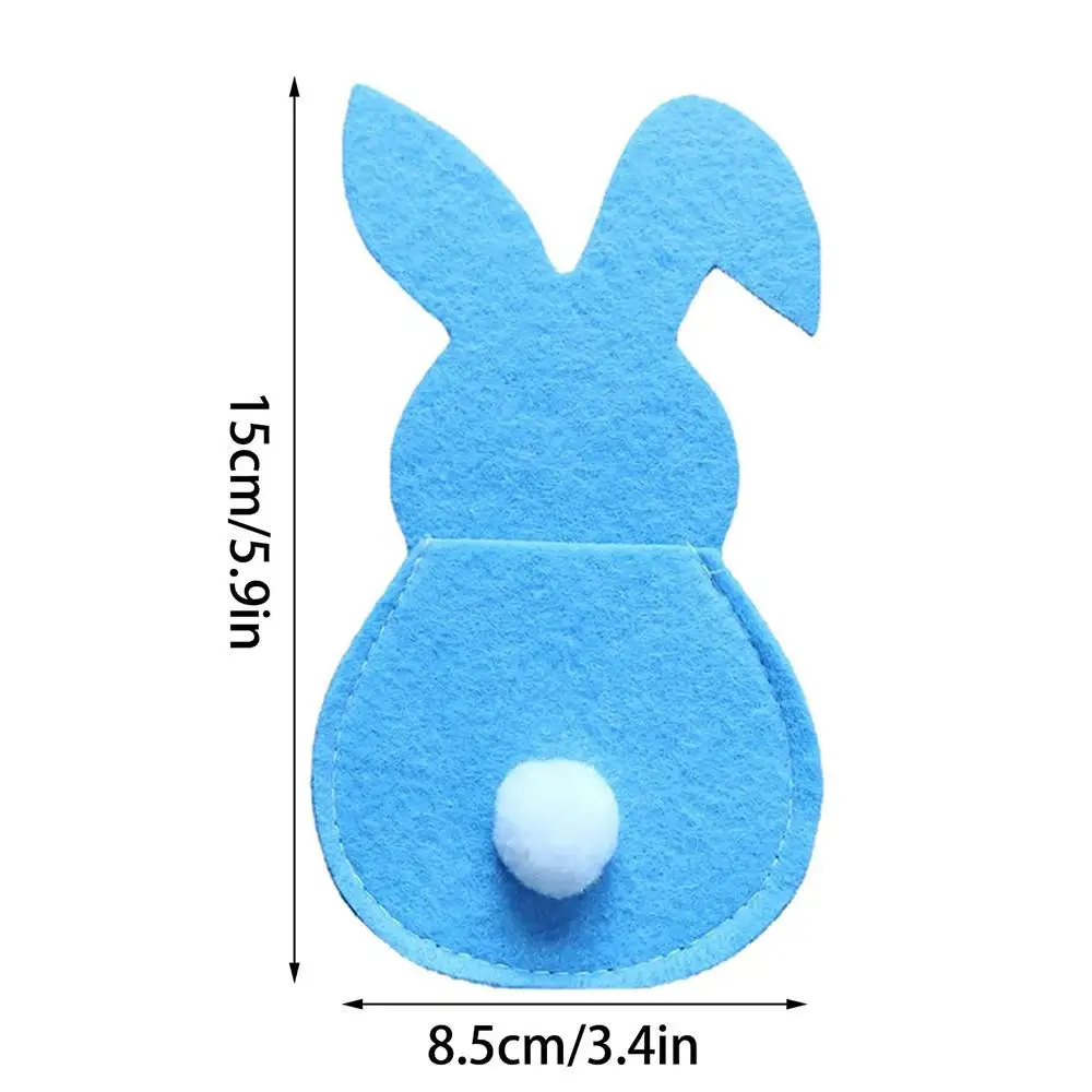 1/3/5SETS Bunny Felt Cutlery Cover Best Gift Increase Appetite Cartoon Household For Home Tableware Tool Handmade Crafts