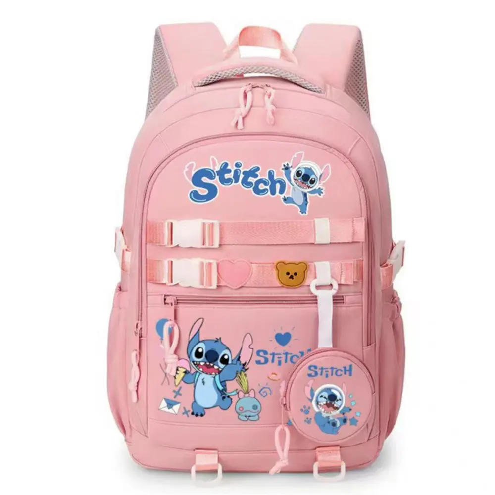 Disney Lilo Stitch Backpack Teenage Girl Student Back To School Schoolbag Anime Rucksacks Bag Girl Boy Children Backpacks Rucksa