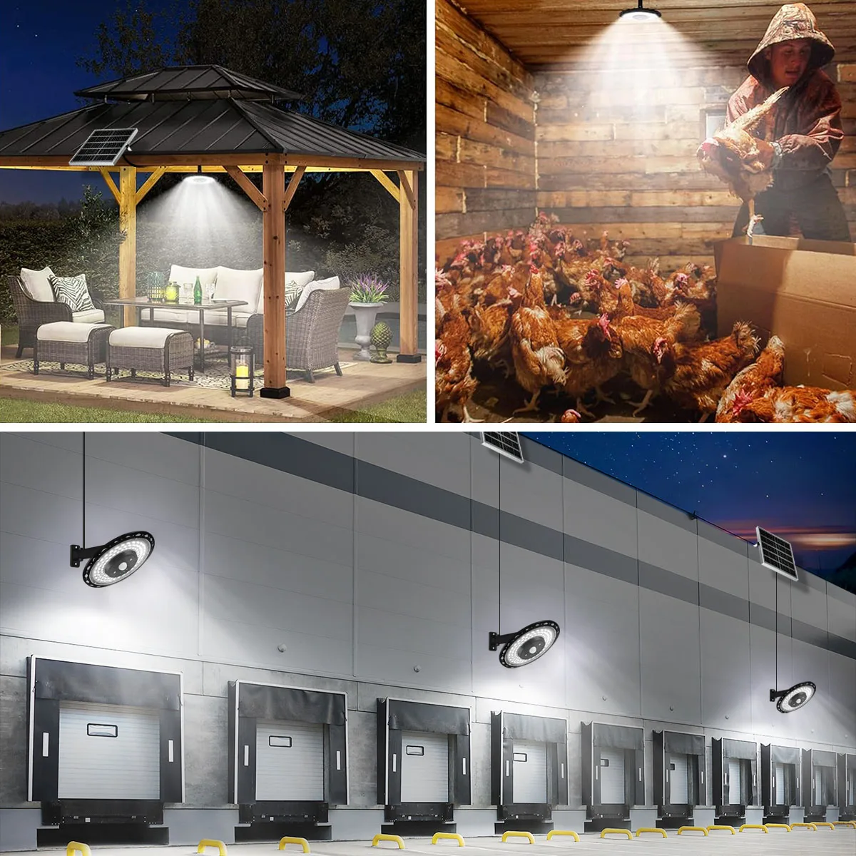 Solar Lights Indoor Outdoor 5 Modes Motion Sensor Solar Shed Light with Remote IP65 Waterproof for Barn Gazebo Yard Garage