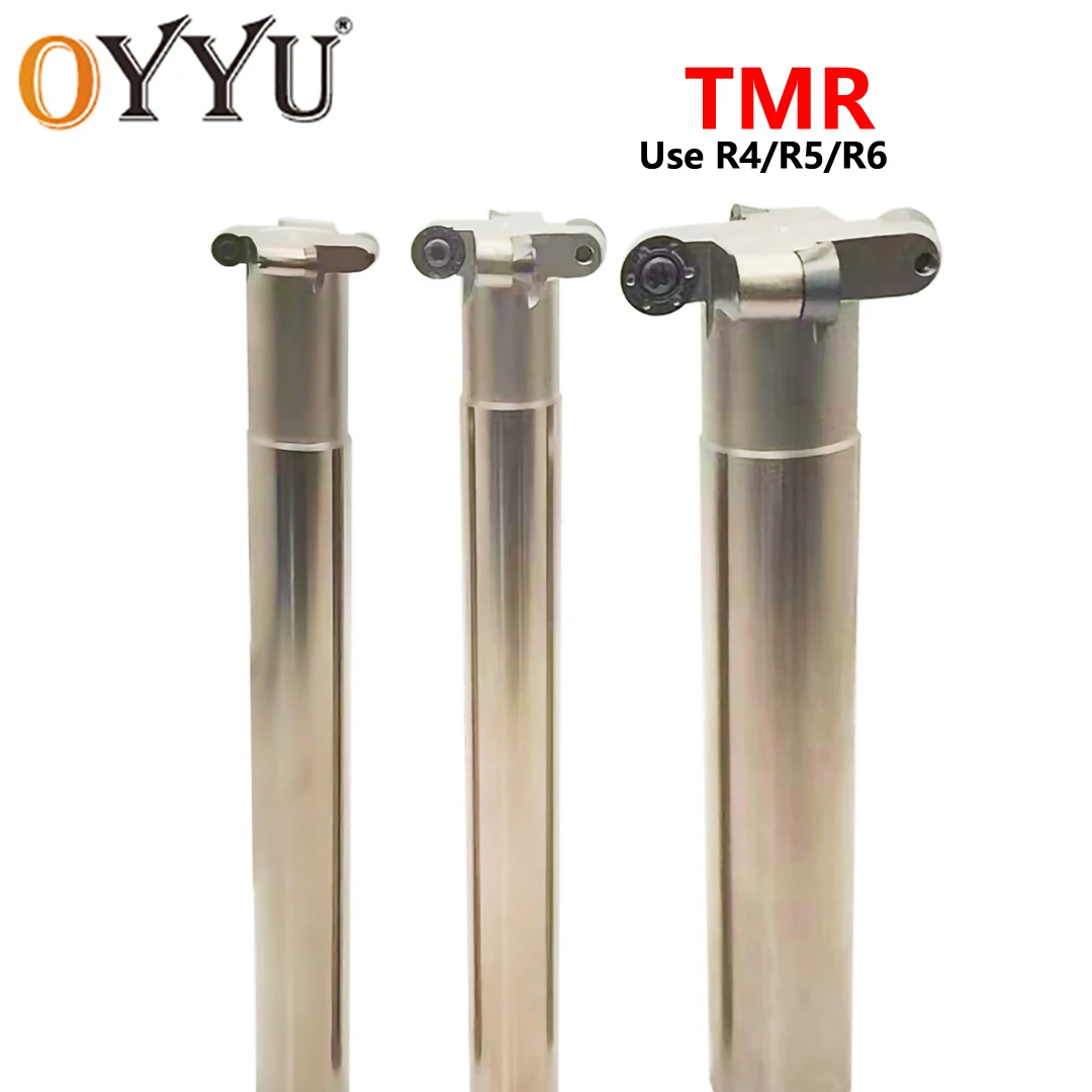 

OYYU 120L 150L 160L TMR T-Slot Indexable Tool Holder Head R2.5 R3 R4 R5 R6 CNC Boring Bar 2T 4T 6T 8T 16-80mm Shank RDMW RCMT