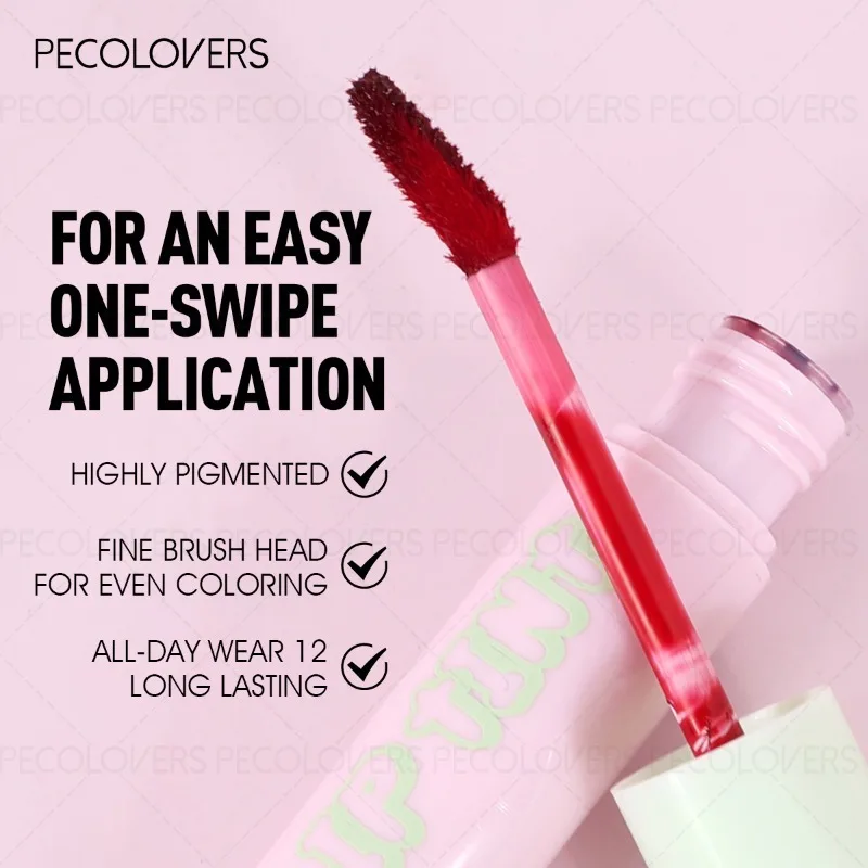 ピンクチューブティアリップグロス、長持ちでナチュラル、乾燥せずにリップスティックを破れる、リップ化粧品