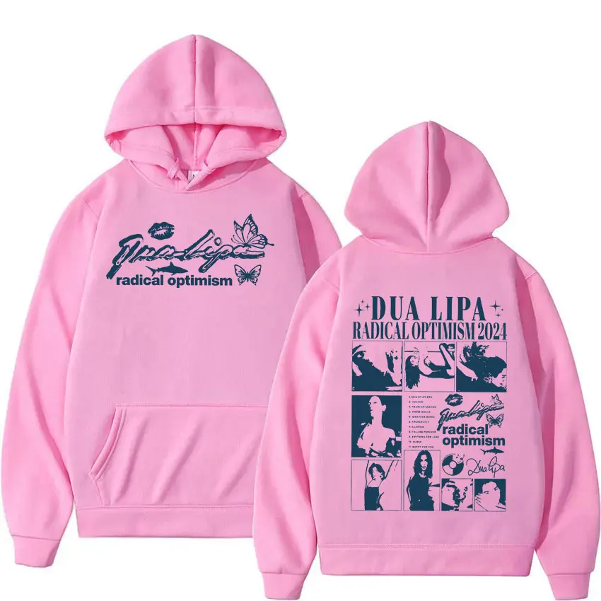 Dua-lipa Radical Optimism Album Hoodie For Man Women Retro Fashion Trending Clothing Sweatshirt Oversized Comfortable Streetwear