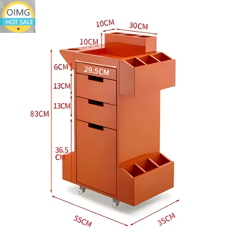 Premium Luxury Trolley Unique Modern Storage Big Organizers Trolleys Aesthetic Glam Carritos Organizadores Salon Furniture