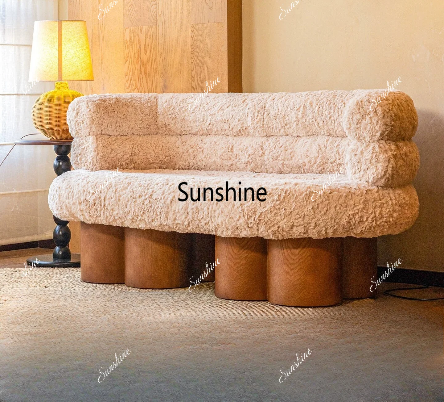 Cloakroom changing stool double master bedroom bedside small sofa