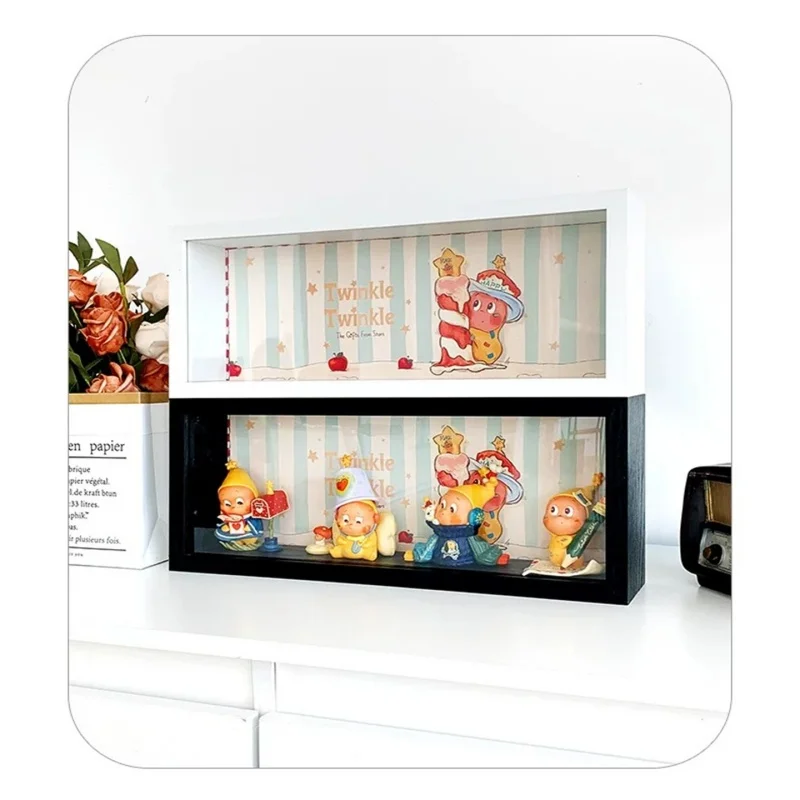 

Display Case Blind Box Storage Display Shelf Star Man Three Dimensional Photo Frame Trendy Toys Trendy Toys Desktop Toy Storage