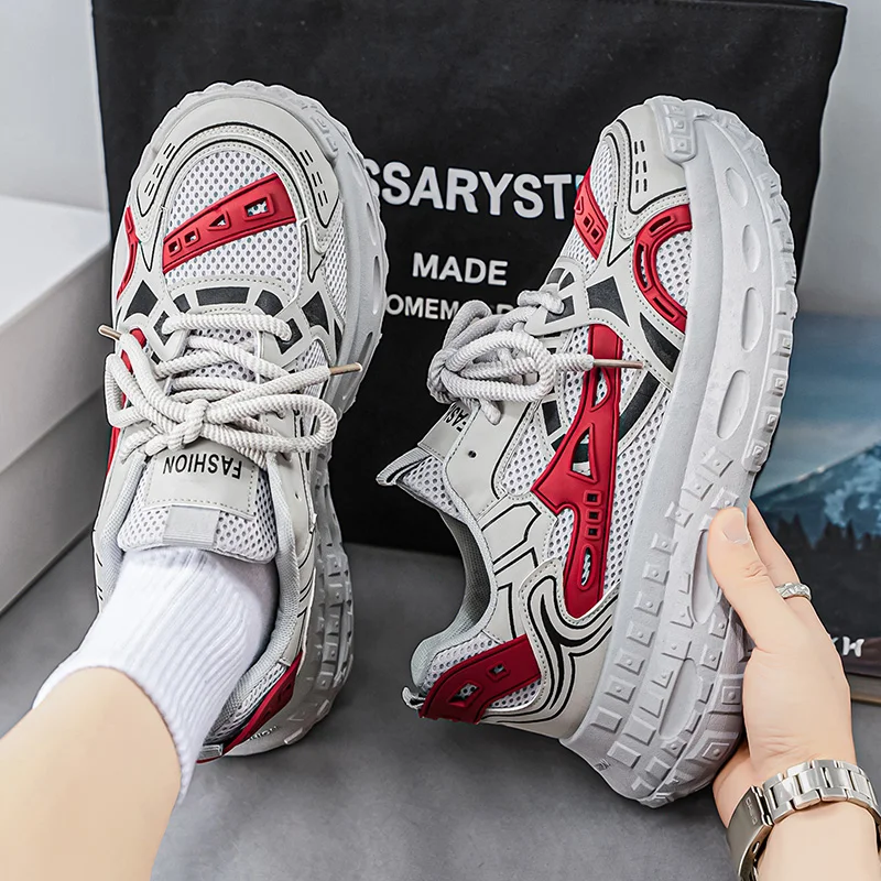 

Men All Match Leisure Sneakers Simple Solid Color Soft Insole Light Flexible Sole Fashion Daily Wear Sports Walking Shoes