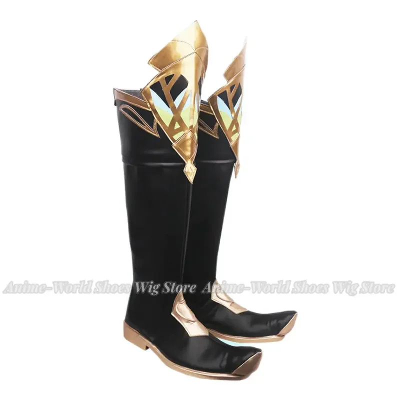 Novo jogo genshin impacto cosplay sapatos genshin impacto al haitham cosplay botas carnaval sapatos de halloween para mulheres