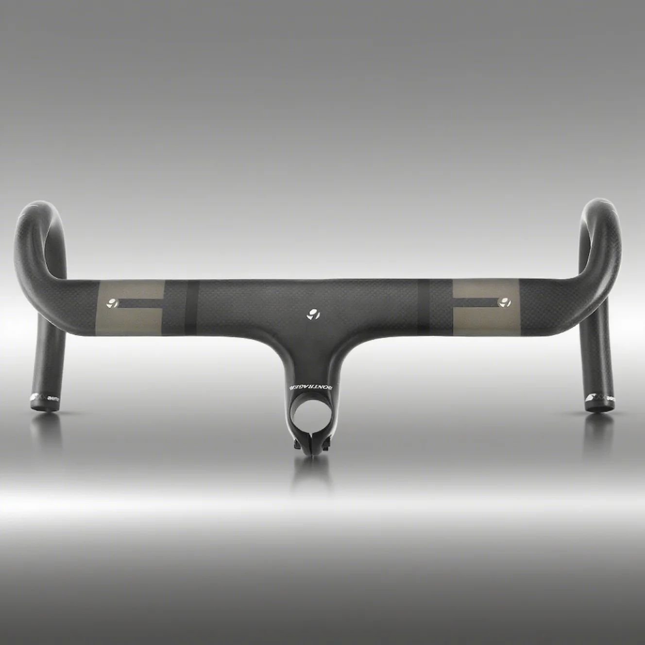 

3K Black Full Carbon Fiber Integrated Road Bike Handlebar, Bend 380-440mm Width with Stem 80-120mm, Bicycle Accessories