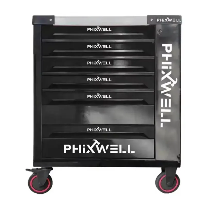 

6 Drawers Roller Workshop Tool Cabinet Trolley With Tools Metal Steel Iron Tool Chest For Car Repair Tool Storage