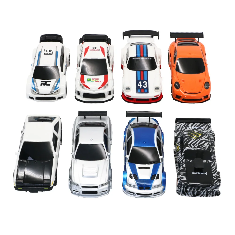 รถบังคับวิทยุ 4WD RTR ขนาด 1/43 พร้อมไจโร ขับเคลื่อนสี่ล้อ ควบคุมด้วยคลื่นความถี่ 2.4G รถแข่งขนาดเล็ก ดริฟท์ได้ ของเล่นความเร็วสูง รุ่นของขวัญ