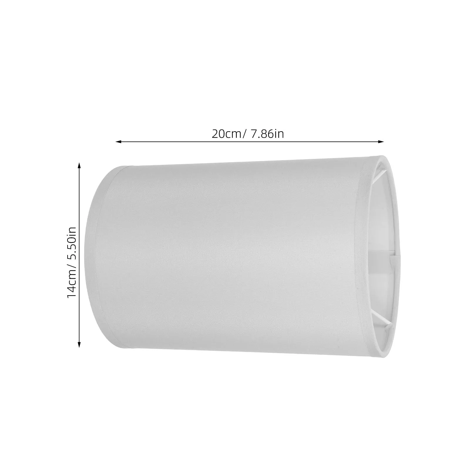 طبل لمصابيح طاولة الظل النسيج الجدول مصباح عاكس الضوء غرفة نوم مصباح أرضي طبل النسيج عاكس الضوء الظل 5.5 \