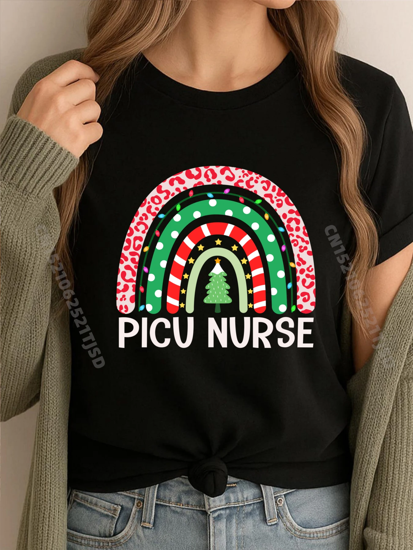 

Рождественские футболки с 3d принтом для медсестры, леопардовые радужные футболки для медсестры, весенняя мужская одежда, дизайн Camisa