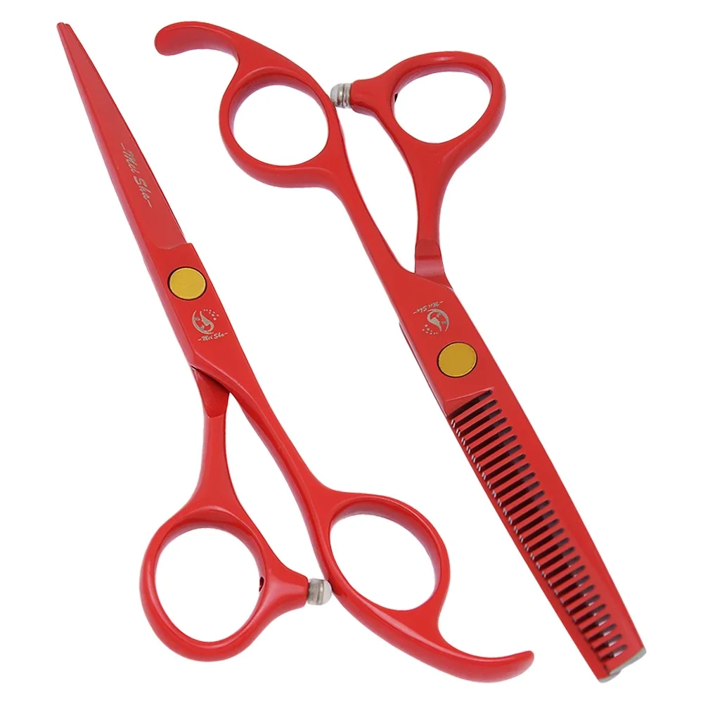 

5.5" Japanese Steel Hair Cutting Scissors Thinning Scissors for Barber Salon Hairdressing Shears Hairdresser's Clippers A0069A