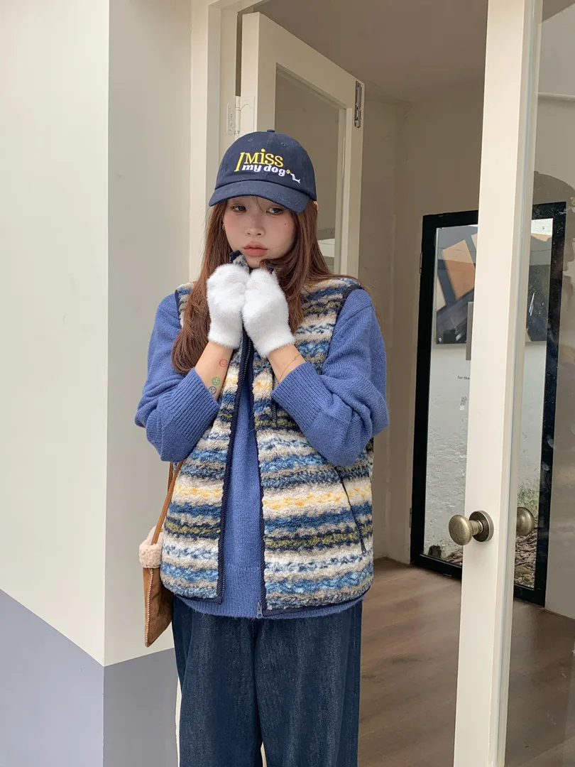 

Vests Waistcoats Thick Womens Tops For Woman Spring Cotton-Padded Cropped Fitted Minimalist Breathable Softy Easy Care Urban Y2K