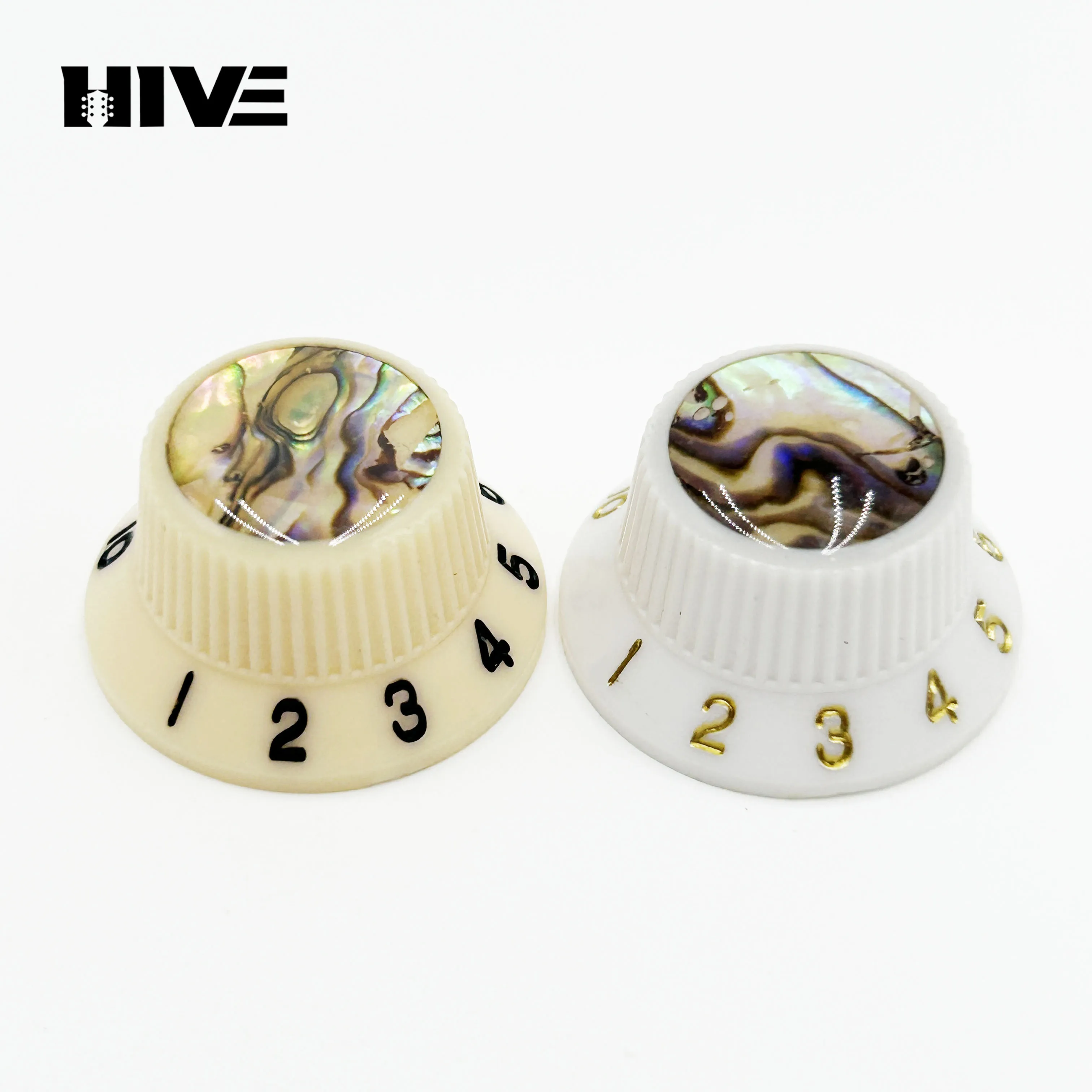 Inlay Abalone Shell 6mm Guitar Potentiometers Cap Electric Guitar Volume Tone Knob ST Electric Guitar Knob Replacement Parts