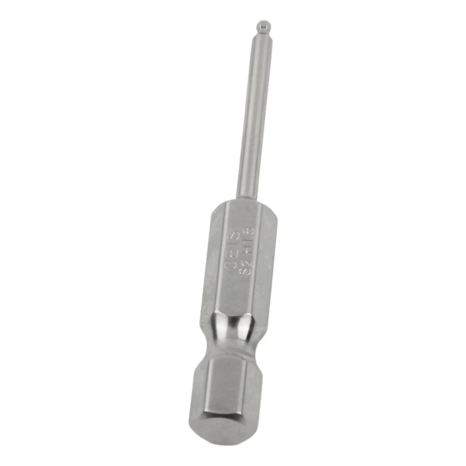 Electroplated Silver Colored Magnetic Driver Bit Can Firmly Hold Screws for Automotive and Manufacturing Industries