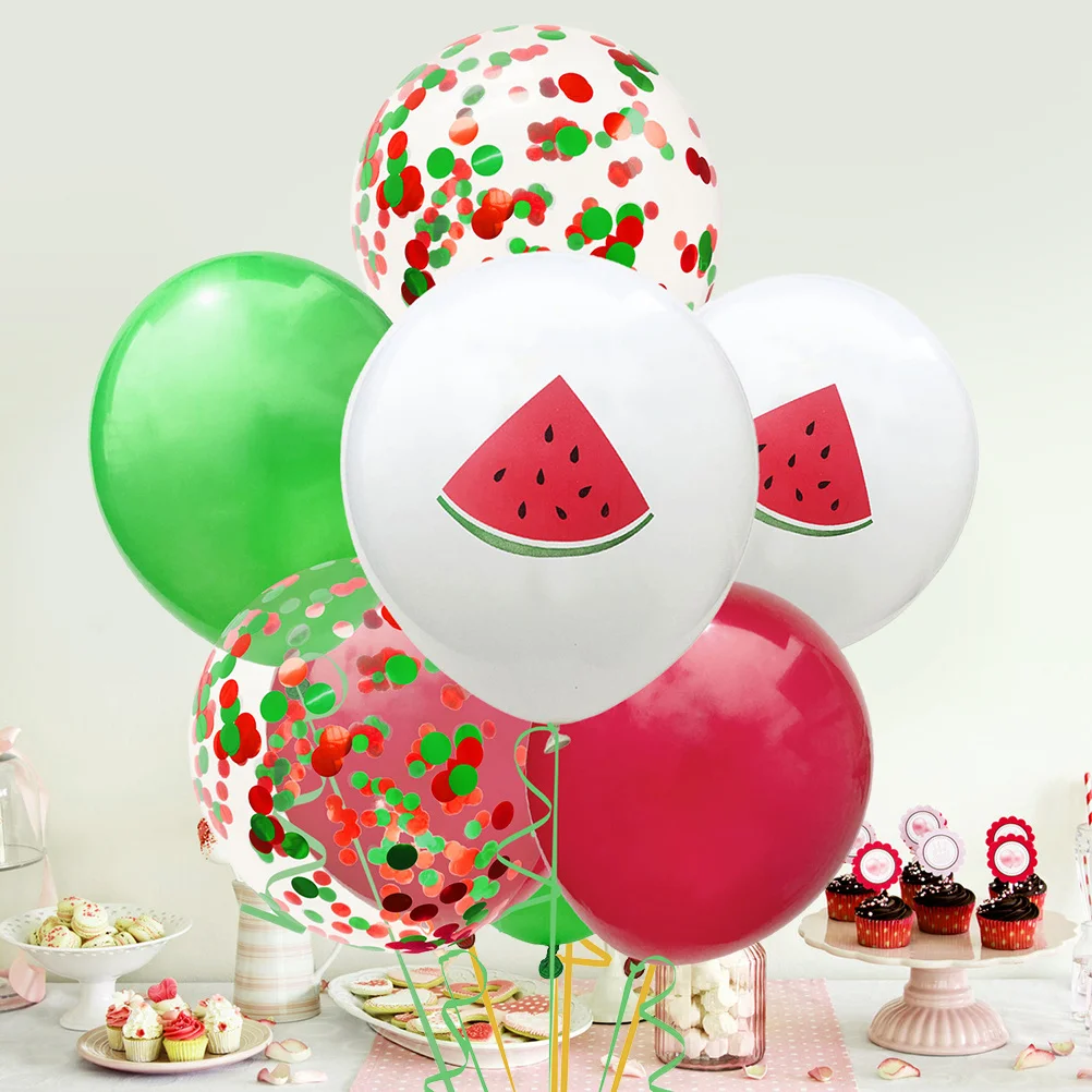 

14pcs Fruit Latex Balloons 12Inch Party Supplies For Birthday Baby Shower Festival Kids Events Balloon Decoration Set