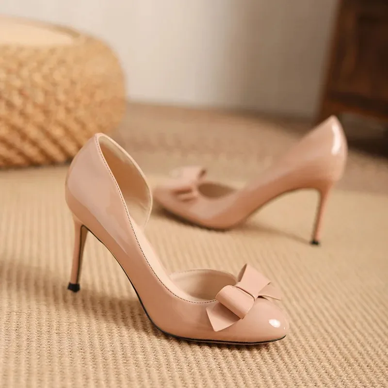 ΠΡΠ΅Π½Π½ΠΈΠ΅ ΠΆΠ΅Π½ΡΠΊΠΈΠ΅ ΡΠ΄ΠΎΠ±Π½ΡΠ΅ ΡΡΡΠ»ΠΈ Π±Π΅Π· ΡΠ½ΡΡΠΎΠ²ΠΊΠΈ Π½Π° Π²ΡΡΠΎΠΊΠΎΠΌ ΠΊΠ°Π±Π»ΡΠΊΠ΅ Ρ ΠΎΡΠΊΡΡΡΡΠΌ Π±ΠΎΠΊΠΎΠΌ ΠΈ ΠΊΡΡΠ³Π»ΠΎΠΉ Π³ΠΎΠ»ΠΎΠ²ΠΊΠΎΠΉ, ΠΏΠΈΠΊΠ°Π½ΡΠ½Π°Ρ ΠΊΠΎΠΆΠ°Π½Π°Ρ ΠΏΠΎΠ΄ΠΎΡΠ²Π°, Π΄ΠΈΠ·Π°ΠΉΠ½Π΅ΡΡΠΊΠ°Ρ ΠΎΠ±ΡΠ²Ρ Zapatos De Mujer ΠΡΠ΅Π½Π½ΠΈΠ΅ ΠΆΠ΅Π½ΡΠΊΠΈΠ΅ ΡΠ΄ΠΎΠ±Π½ΡΠ΅ ΡΡΡΠ»ΠΈ Π±Π΅Π· ΡΠ½ΡΡΠΎΠ²ΠΊΠΈ Π½Π° Π²ΡΡΠΎΠΊΠΎΠΌ ΠΊΠ°Π±Π»ΡΠΊΠ΅ Ρ ΠΎΡΠΊΡΡΡΡΠΌ Π±ΠΎΠΊΠΎΠΌ ΠΈ ΠΊΡΡΠ³Π»ΠΎΠΉ Π³ΠΎΠ»ΠΎΠ²ΠΊΠΎΠΉ, ΠΏΠΈΠΊΠ°Π½ΡΠ½Π°Ρ ΠΊΠΎΠΆΠ°Π½Π°Ρ ΠΏΠΎΠ΄ΠΎΡΠ²Π°, Π΄ΠΈΠ·Π°ΠΉΠ½Π΅ΡΡΠΊΠ°Ρ ΠΎΠ±ΡΠ²Ρ Zapatos De Mujer