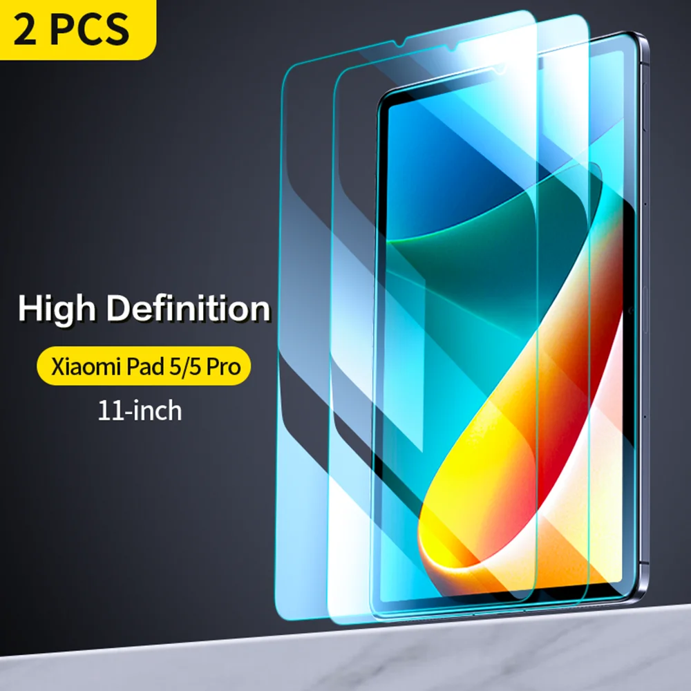SmartDevil 1/2 stuks Glas voor Xiaomi Mi Pad 7 6 Pro Gehard Glas Tablet Beschermende Film voor Xiaomi Mi Pad 5 Screen Protector HD
