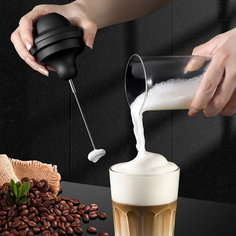 Mousseur à lait électrique sans fil, mousseur à café, mousseur à lait électrique, tasse à mousser, pichet à batterie pour centre commercial