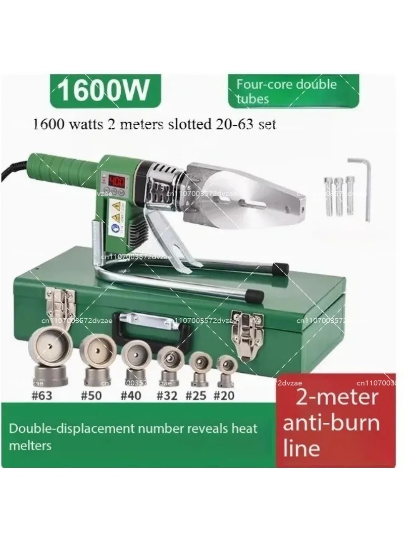 New Portable & Lightweight Fusion Welder for PE/PPR Pipes 20-110mm, Socket Butt Welding Machine with Stand for Plumbing Repairs