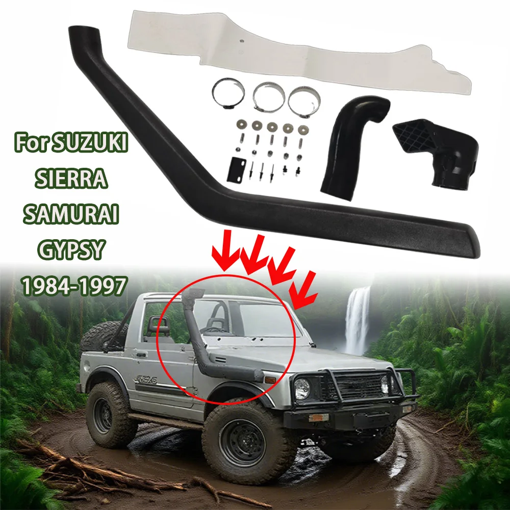 

Snorkel 4x4 for Suzuki Samurai/Sierra/Gypsy 1984-1997 Snorkel Kit UV Resistant ABS Air Intake Off-Road Retrofit car accessories