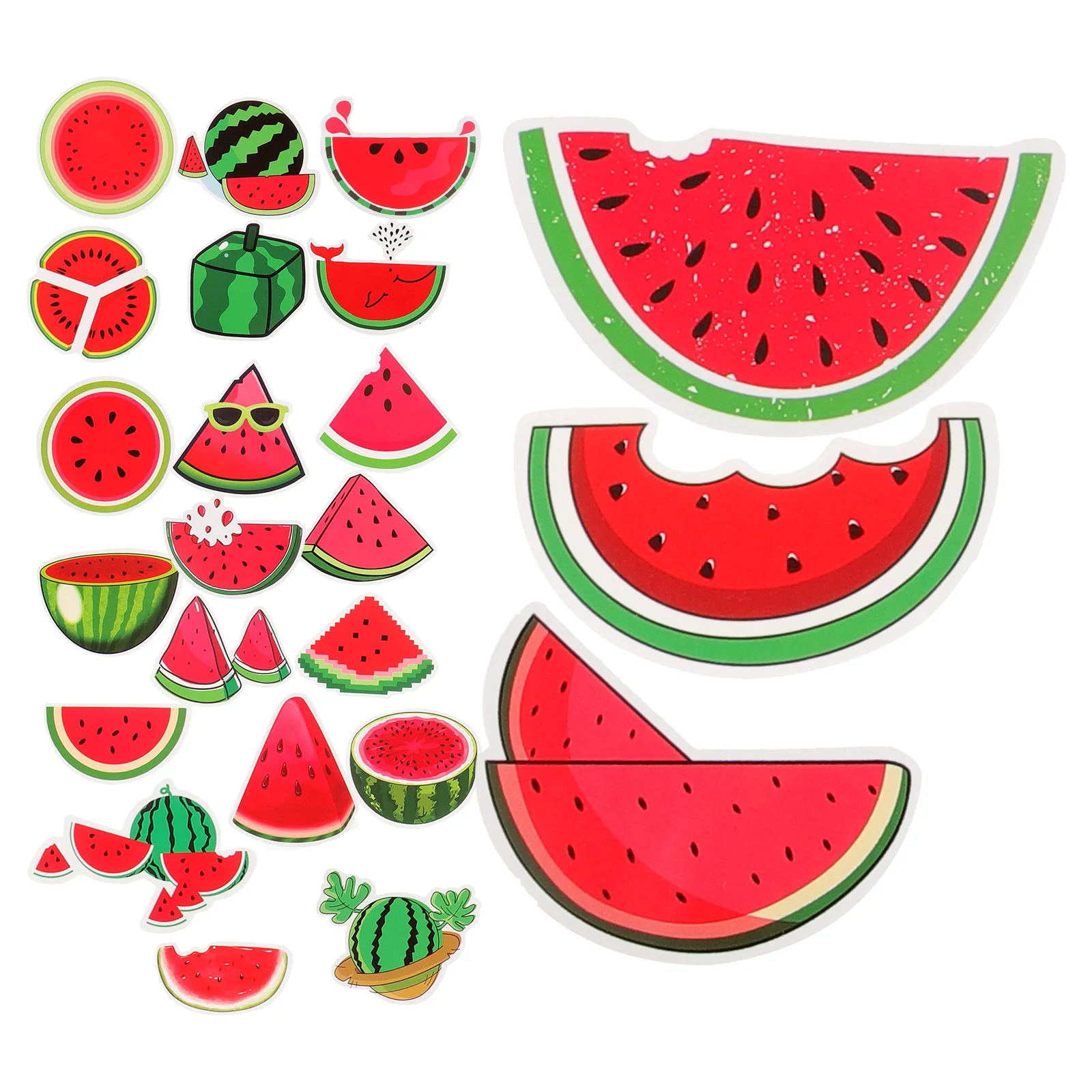 

50 Pcs Watermelon Birthday Party Decoration Stickers Unique Design Fruit Themed Lovely Favors