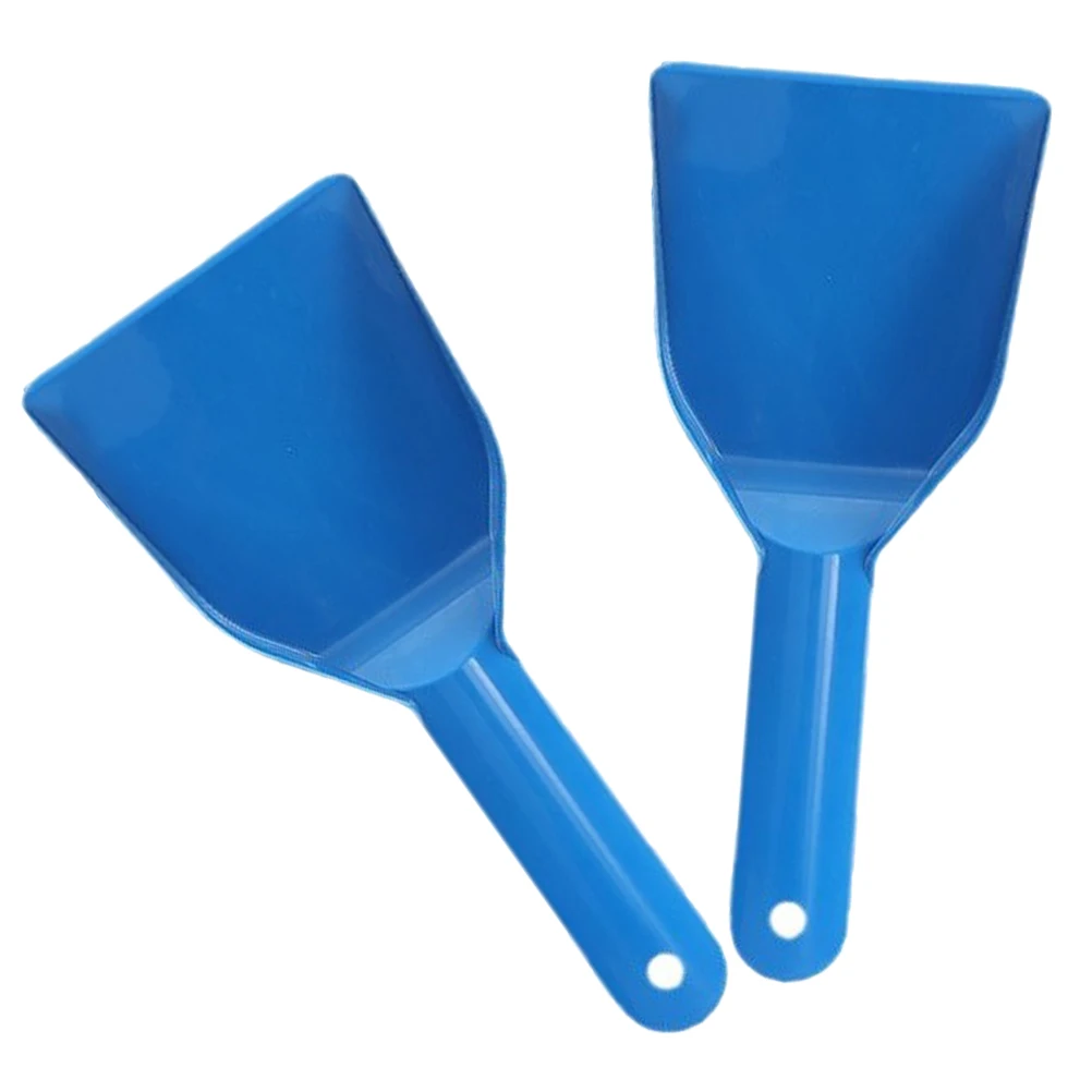 

2Pcs Kitchen Ice Scraper Snow Shovel Plastic Snow Removal Tool for Windscreen Freezer Refrigerator Small Ice Scraper