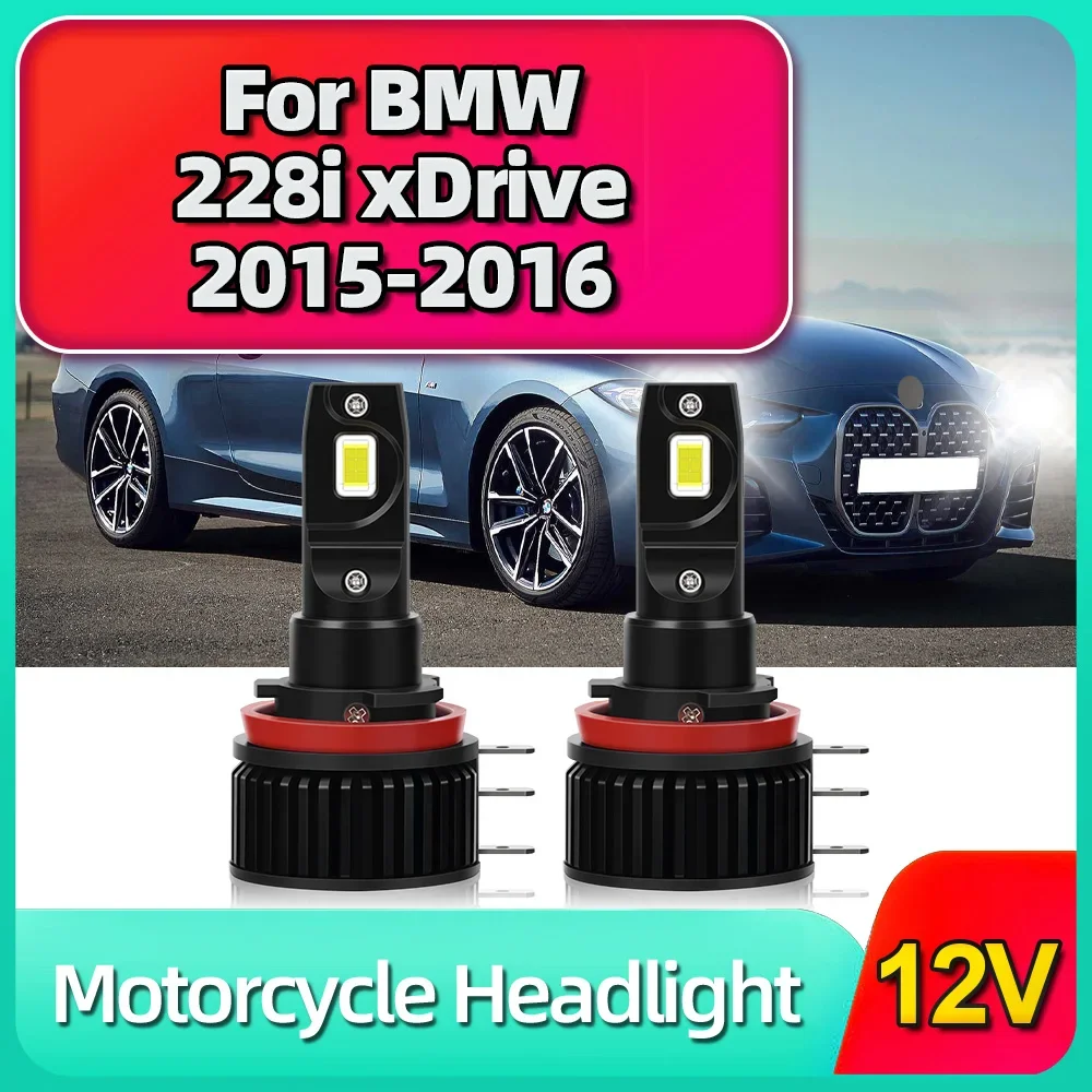 

LED H15 High Beam DRL Daytime Running Light 30000LM Wireless High Bright Headlight Bulbs 12V For BMW 228i xDrive 2015 2016