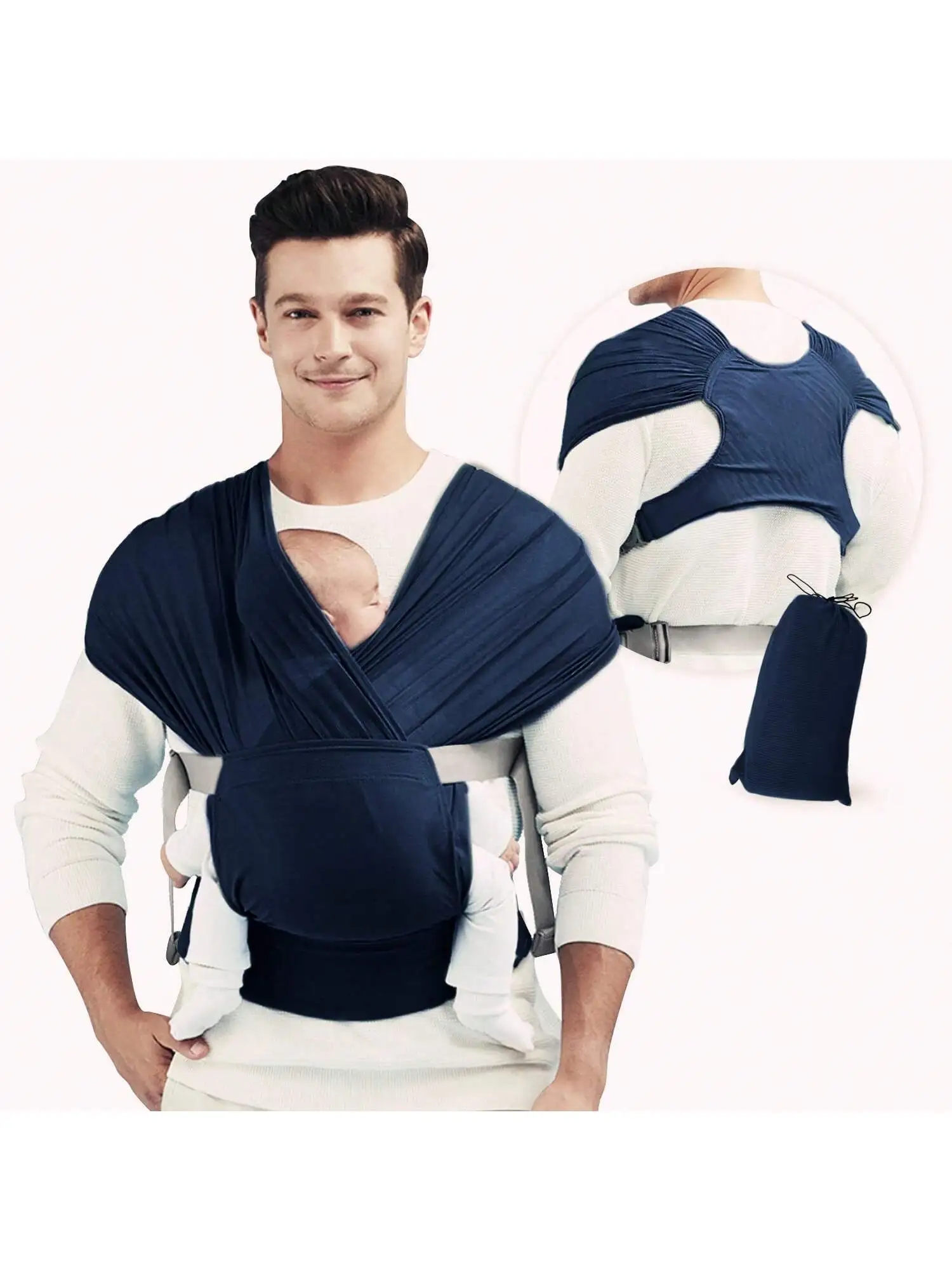 قابل للتعديل الوليد الطفل الرافعة لينة تنفس الهواء شبكة التفاف الناقل الرضع هيبسيت شبكي القماش الطفل الناقلات الناعمة