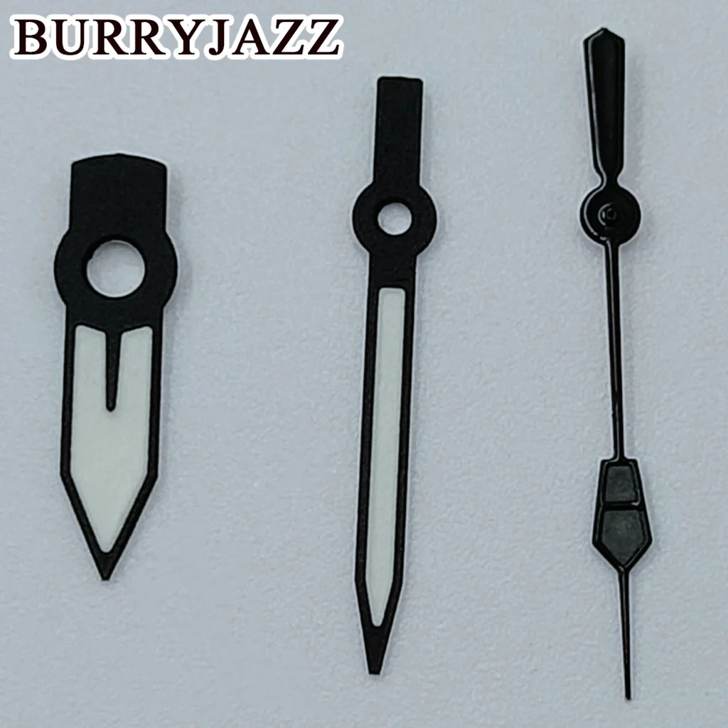 BURRYJAZZ NH35 NH36 NH38 7S26 7S36 4R35 4R36 Uhr Hände Schwarz Grau Hände Grün Leuchtende Uhr Zubehör Zeiger – Detail 9