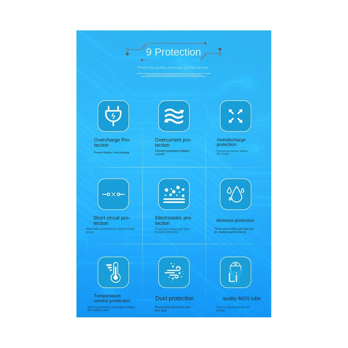 A57G-Batterie Schutz Bord Staubsauger Lithium Batterie Schutz Bord Integrierte Schaltung Schutz Bord PCB