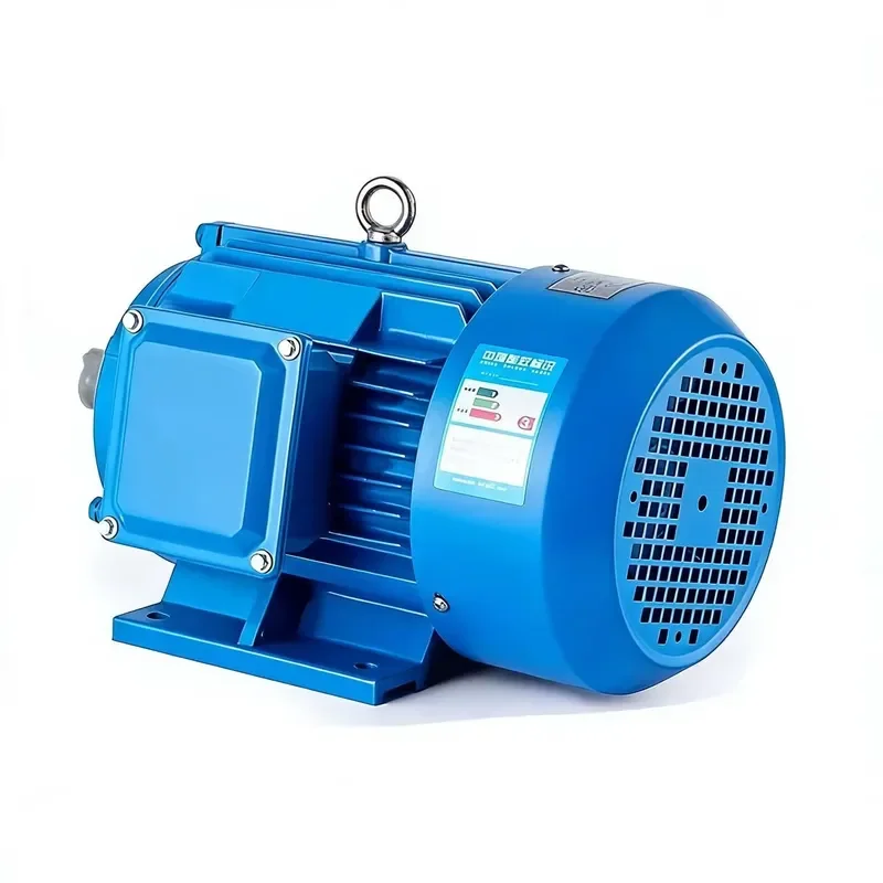 High Efficiency Three Phase AC Induction Motor Industrial Electric Engine for Machinery Equipment Power Drive Unit Wholesale
