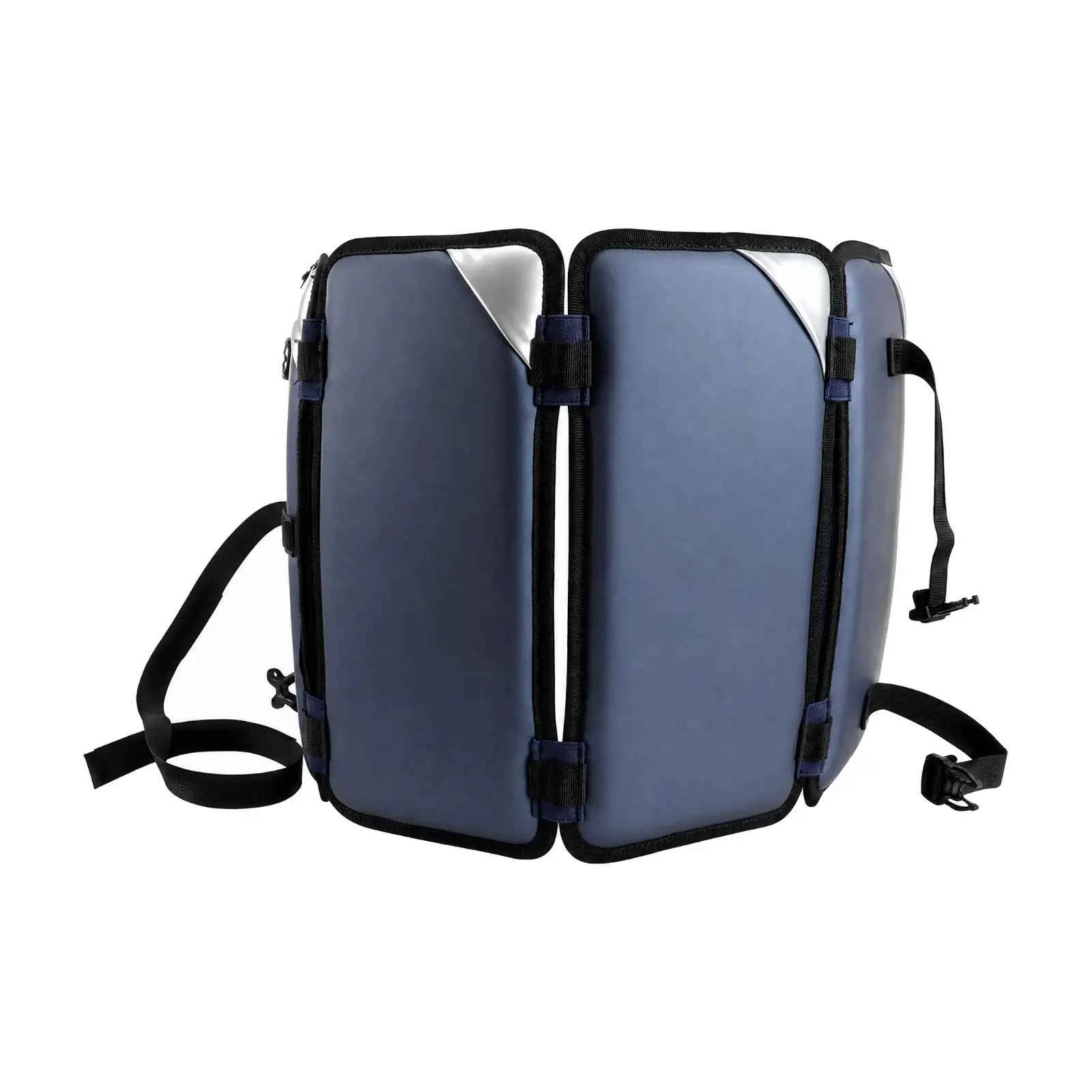 Durable Golf Club Protector with Mesh Fabric PU Leather Reinforced Trim for Safe Transport and Storage Use
