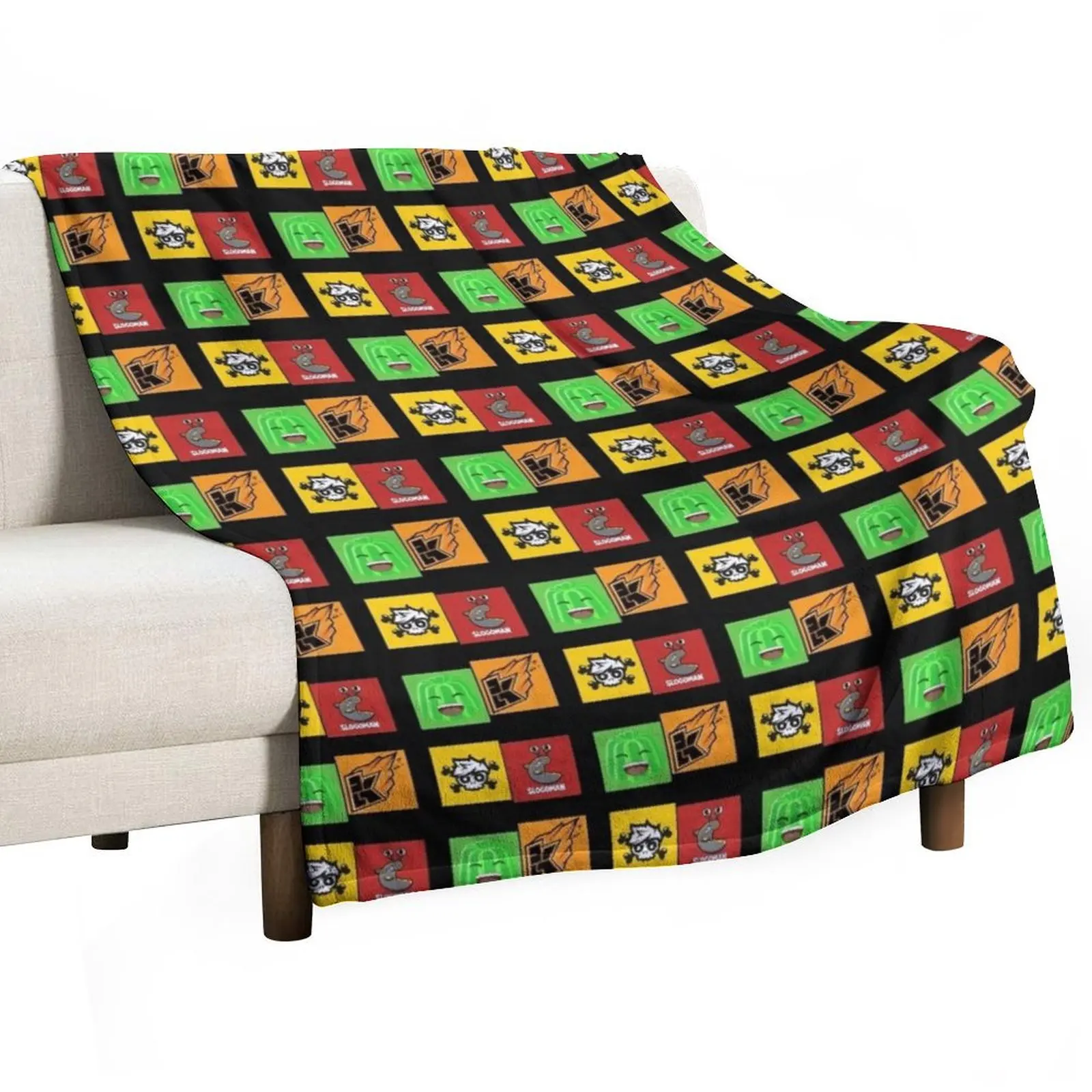 Slogo Jelly Crainer and Kwebbelkop Throw Blanket Summer warm winter Blankets