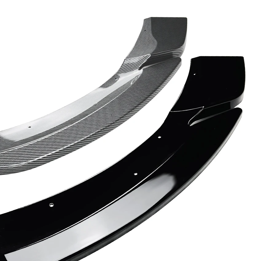 Car Front Bumper Lip Splitter Diffuser Body Kit Spoiler Bumper Guard Protector For Mercedes A-Class W177 A180 A200 A35 AMG 2023+