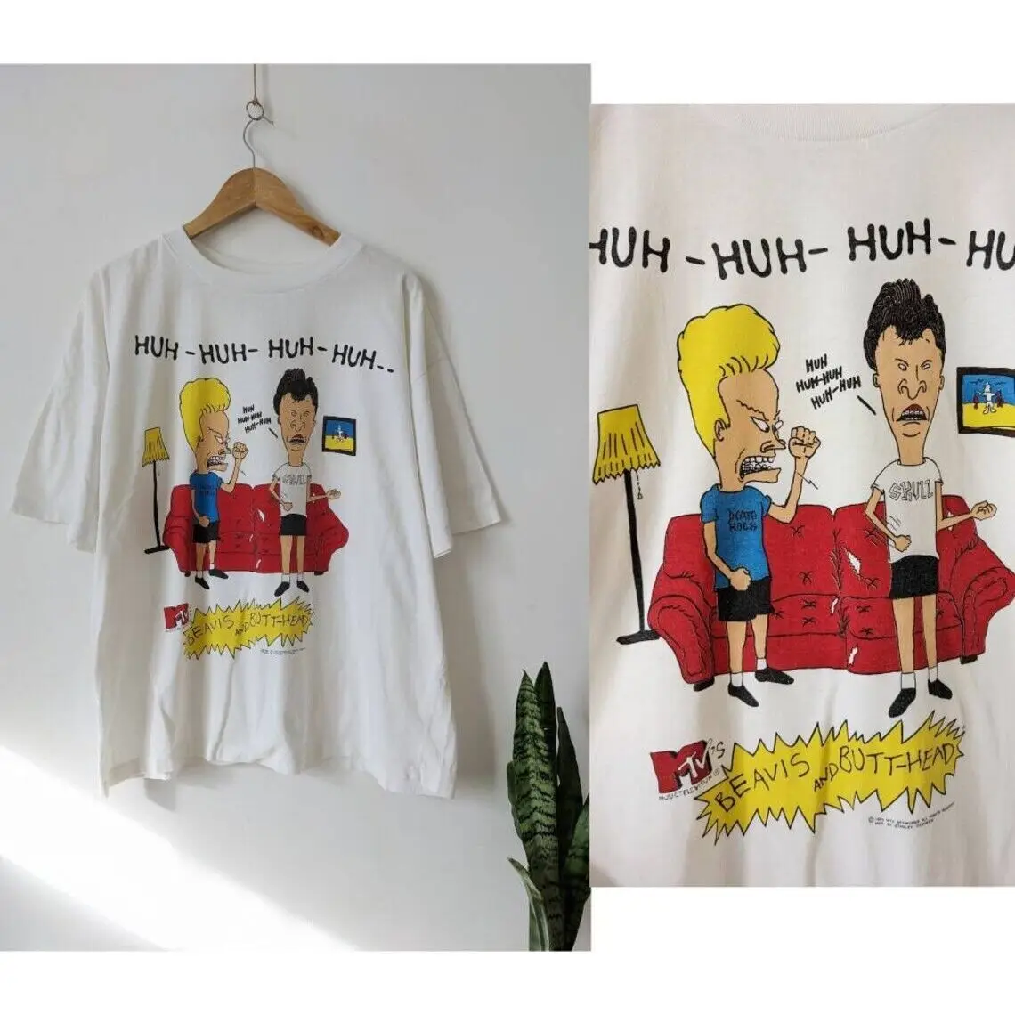 

Винтажный БИВИС и кнопка MTV фильм Merch 1994