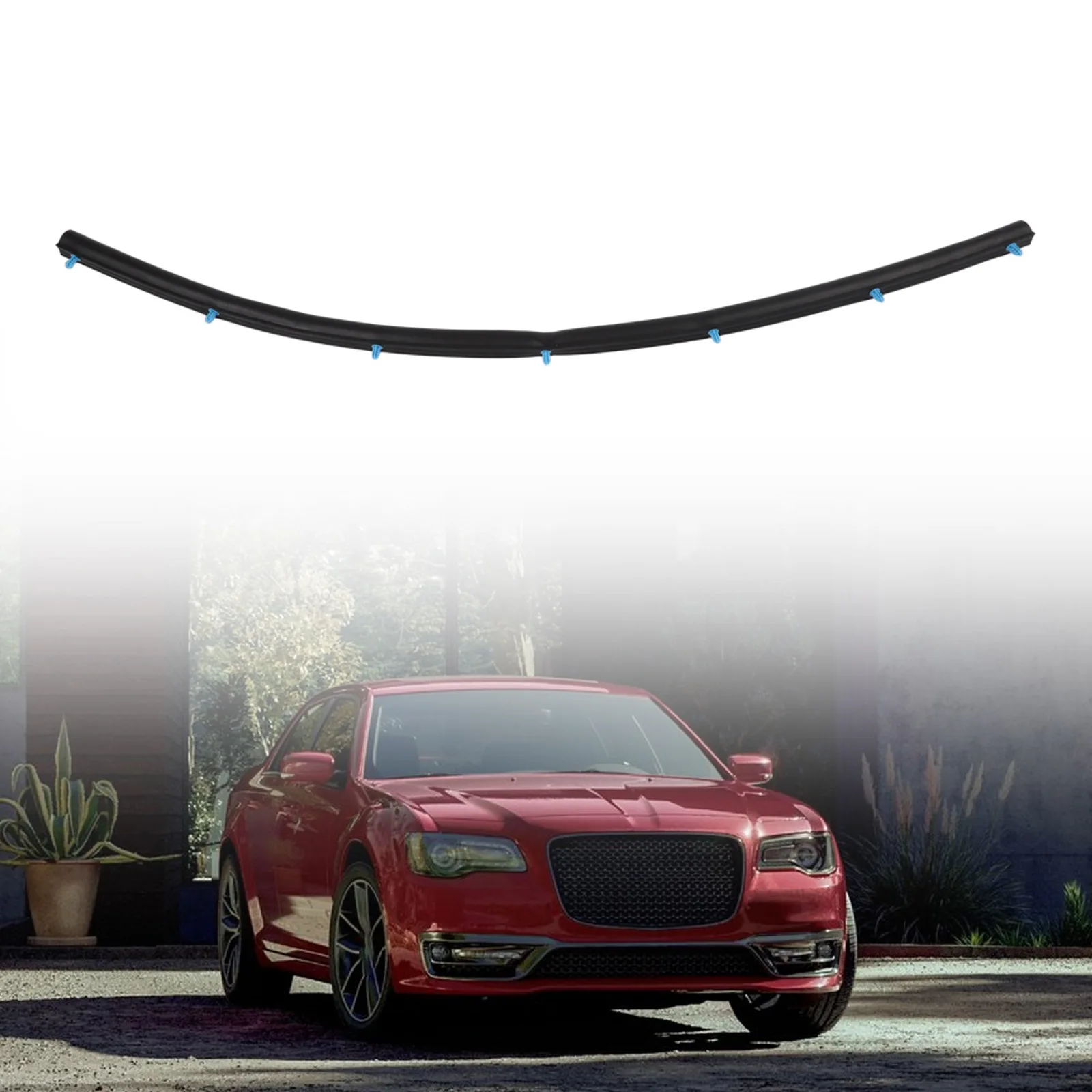 

Charger 2011-23 Black Rubber Hood Seal Non-deforming Easy Installation Quick To Install Automotive Weatherproofing