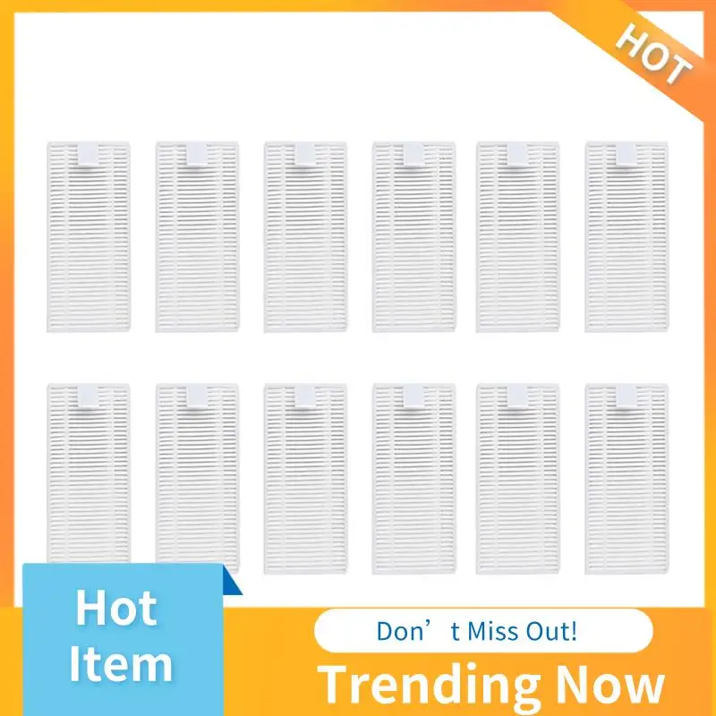 BBNV-12PCS Per Viomi Alpha 2 Pro Robot Aspirapolvere Spazzola Laterale Filtro Hepa Pezzi di Ricambio Accessori