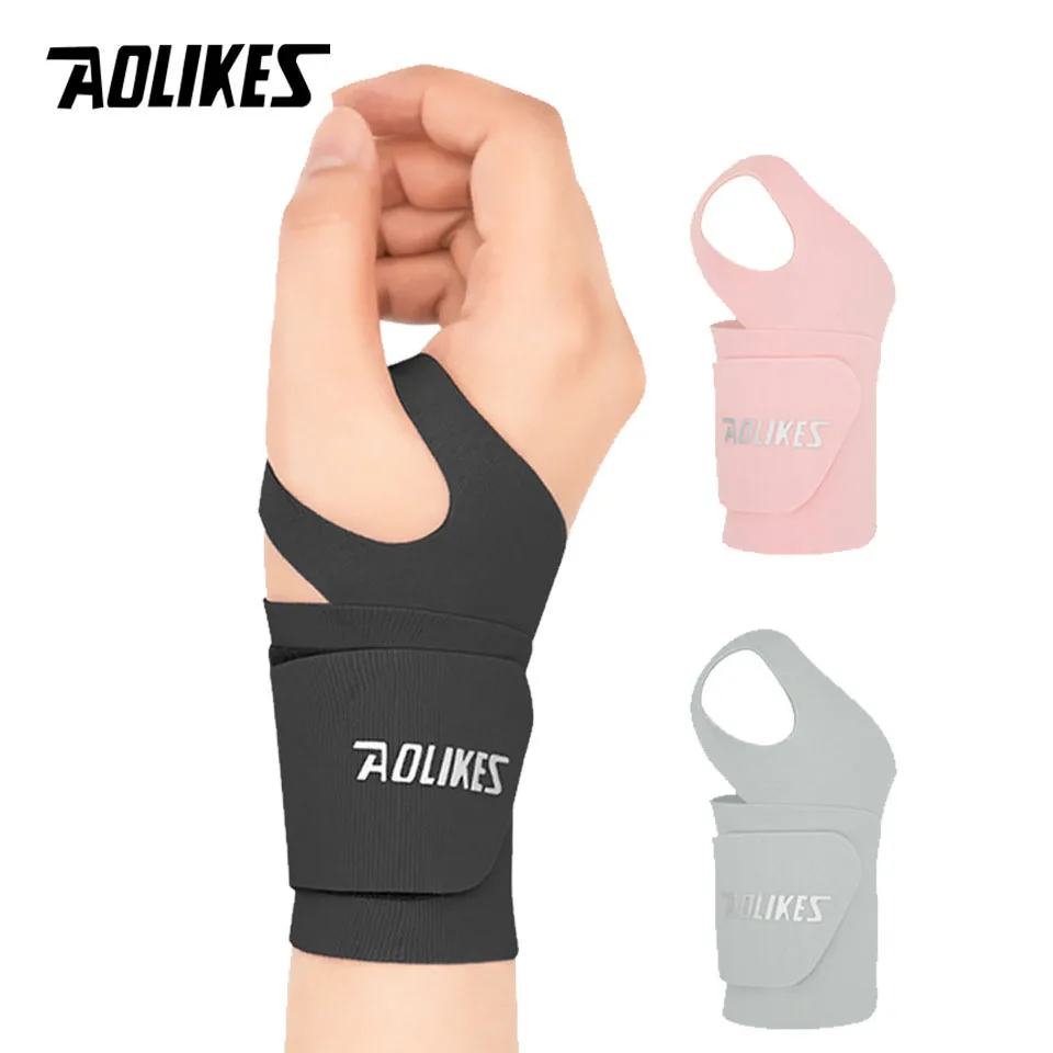 AOLIKES 1PCS Compression Wrist Brace,Flexible,Wrist Support, for Men and Women, Adjustable, Sports, Lightweight, Fits Both Hands