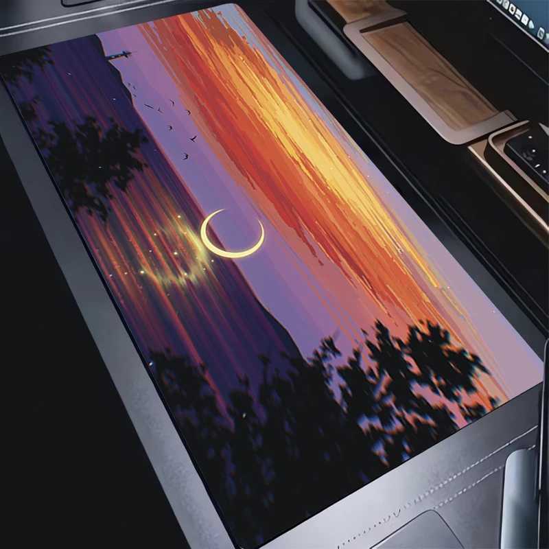 Muismat Laptop Gaming Accessoires Toetsenbord Pad Cartoon Anime Vuurtoren Uitgebreide Desktop Mat PC Kawaii Antislip Gamer Muismat