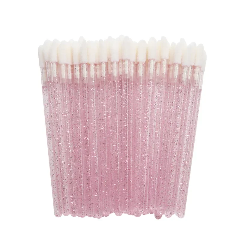 500PCS Disposable Lip Wands Lip Brush Applicators - For Lipstick Gloss - Professional Makeup Tools Wholesale Kit Makeup Brushes