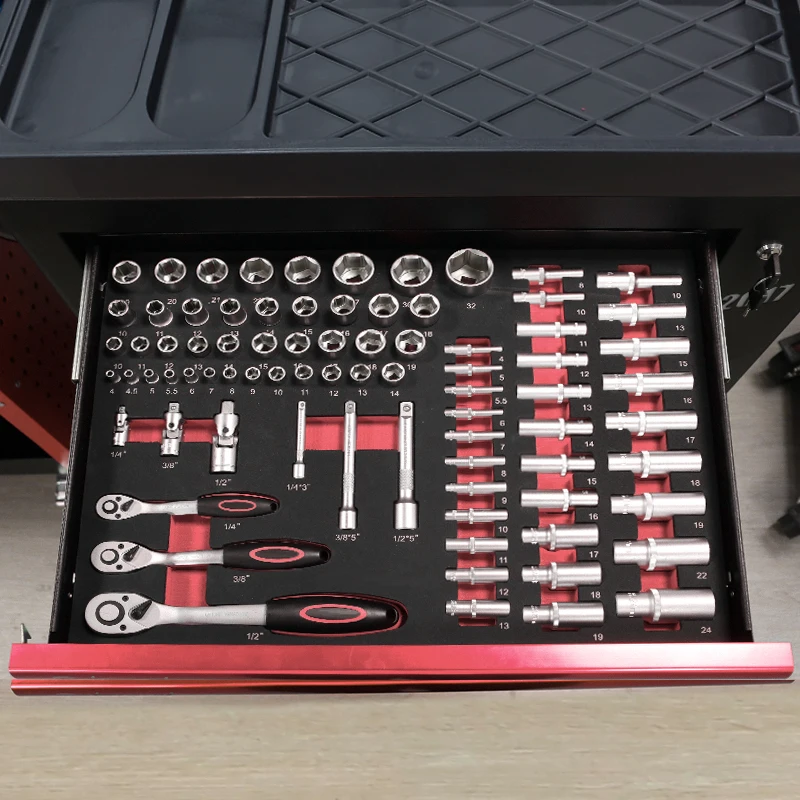 7 Drawer Tool Trolley With 273 - огляд і ціна Tools Mechanical Workshop
