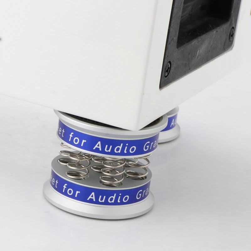 Almohadilla de amortiguación para amplificador de 4 piezas, soporte HIFI para altavoz, Audio y CD