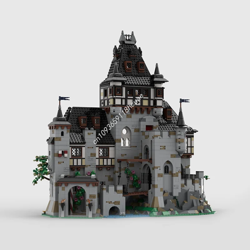 3996개 MOC 브릭버그 성 모델 블록 DIY 창의적인 브릭 교육용 어린이 건축 장난감 아이디어 크리스마스 선물