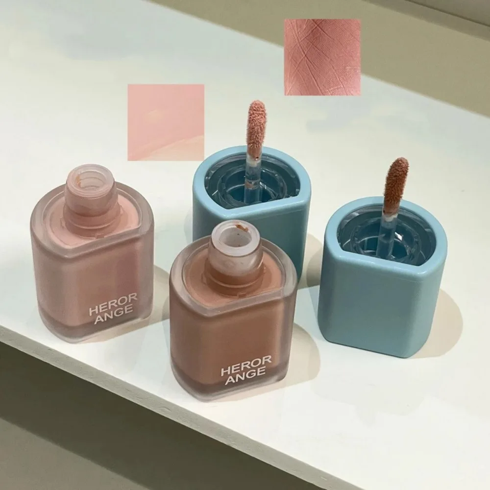 أحمر خدود سائل غير لامع مكياج طبيعي روج منخفض التشبع رمادي وردي بني أحمر خدود شفاف عاري للوجه لون الخد أحمر خدود مستحضرات التجميل