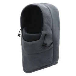 Czapka do jazdy na rowerze zimowa czapka narciarska Outdoor Unisex z czapką i kapturem z maską kominiarka z nausznikiem Ushanka rosja pluszowa ciepła czapka