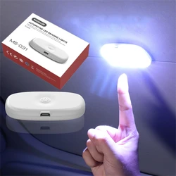 LED Touch Light Wall Reading Lamp Magnet Base Car Ceiling Light Ambient Mood Car Interior Trunk Light Inside