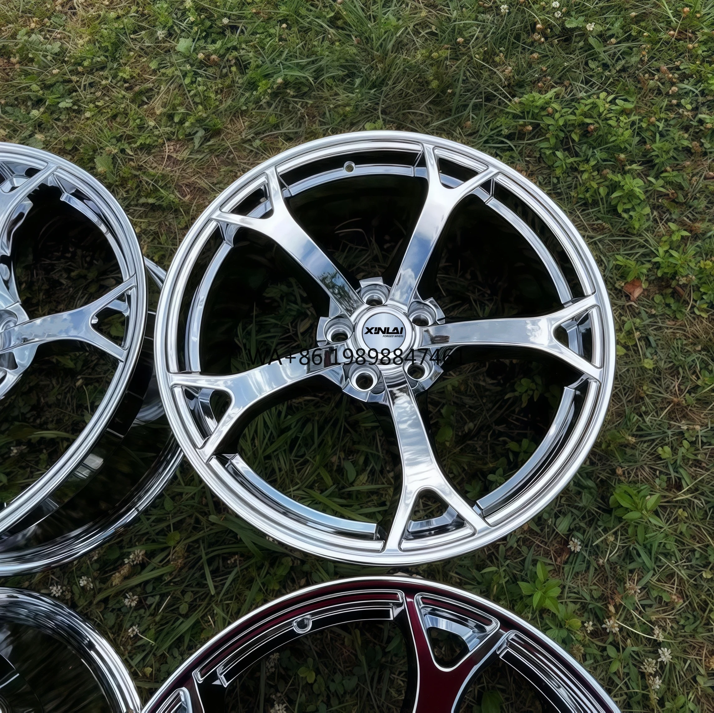 

Chrome Gloss Silver Forged Wheels Concave Design 19 Rims Silver Chrome Nismo V1 Wheels G37 Q50 Forged Rims