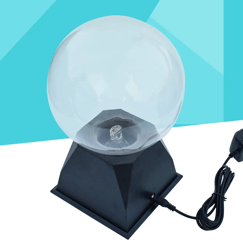 4 Inch Touch Plasma Ball Lamp – Sound & Voice Controlled Interactive Science Educational Light Sphere
